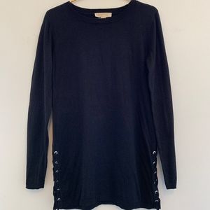 Michael Kors Side Lace-up Sweater Dress